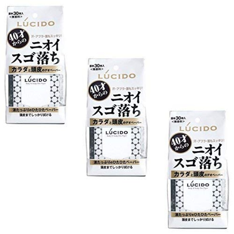 mondom(マンダム),LUCIDO カラダと頭皮のデオペーパー