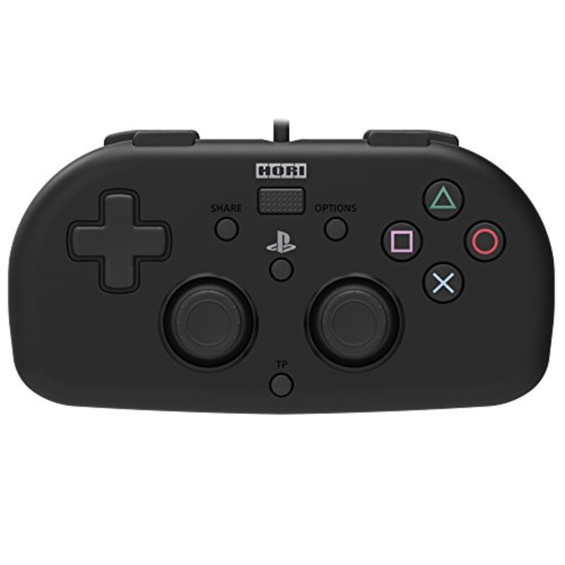 HORI(ホリ),【SONYライセンス商品】ワイヤードコントローラーライト for PS4 ブラック【PS4対応】,B075Q8557C