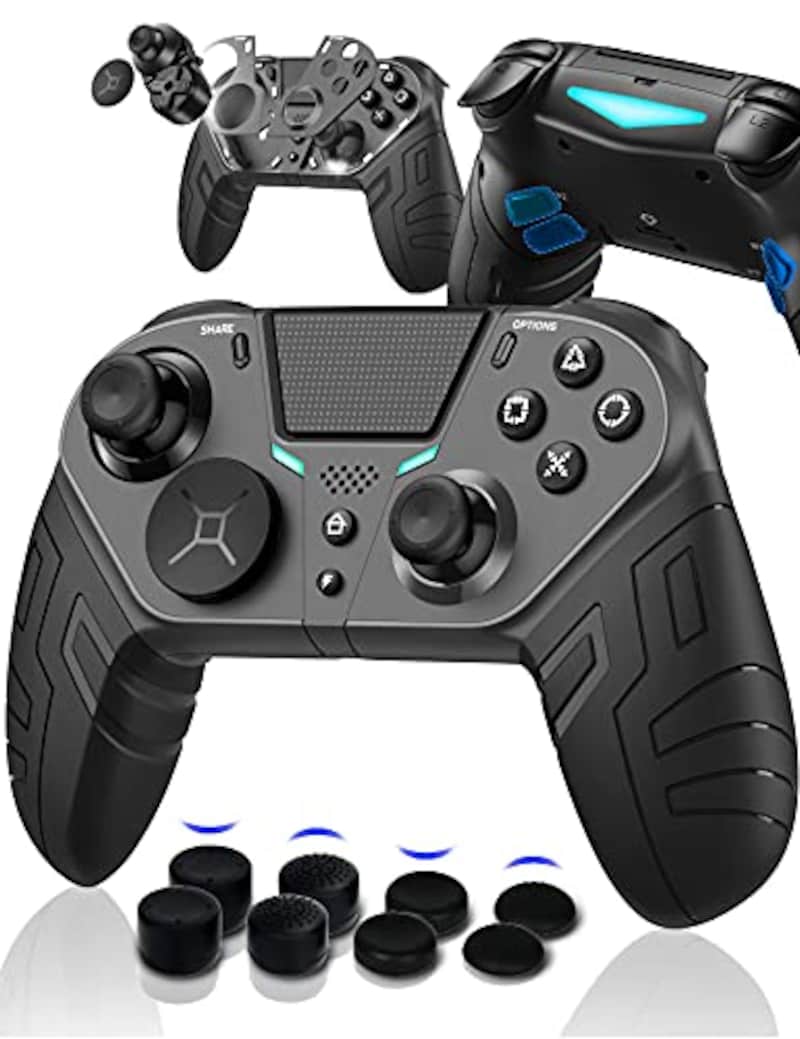 COWBOX,コントローラー ps4 iphone ipad IOS13/14 スマホ ANDROID PC 背面ボタン付き,B08P22PYVZ