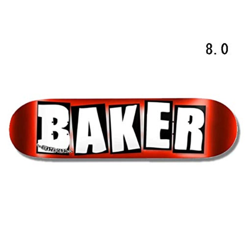 BAKER(ベーカー), BRAND LOGO RED FOIL 8.0