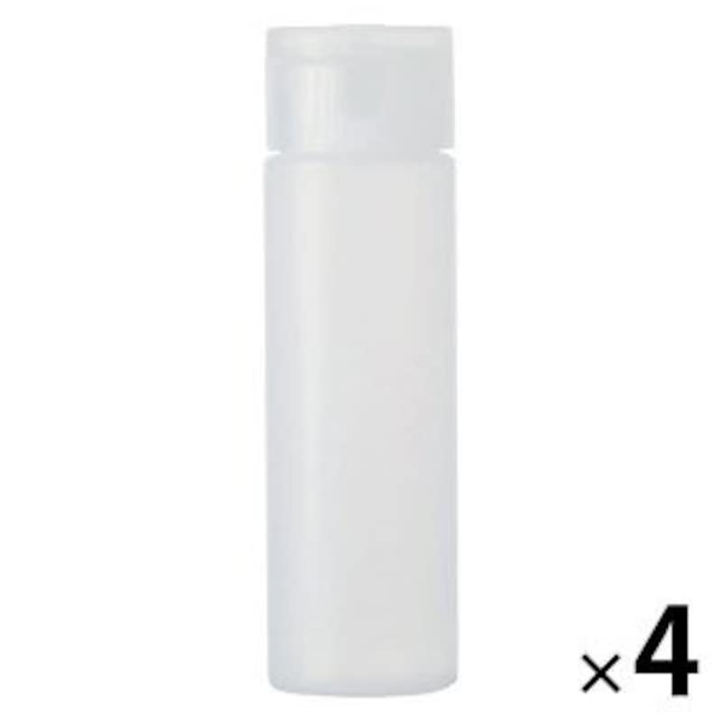 無印良品,小分けボトルワンタッチキャップ ポリエチレン 50mL 4個