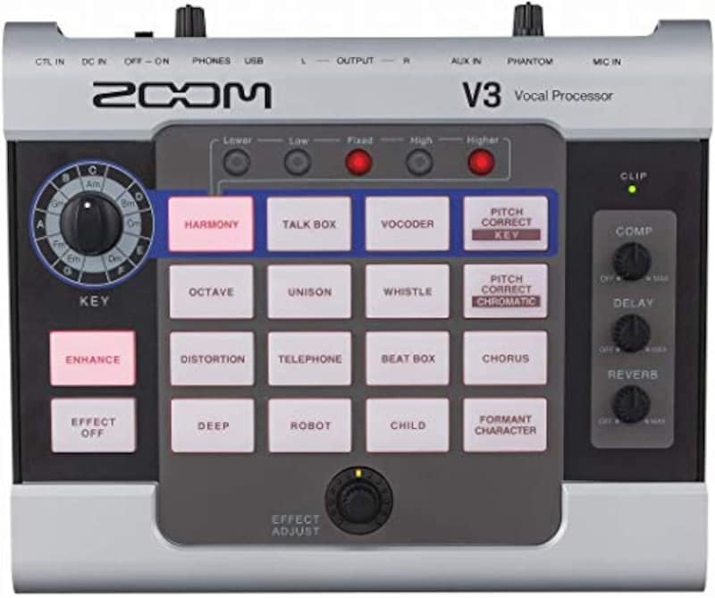ZOOM(ズーム),オーディオインターフェース ボーカルプロセッサ,‎V3