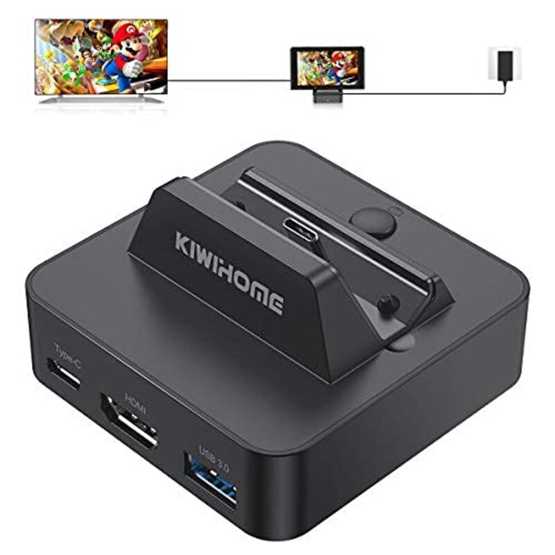 KIWI design,ポータブルスイッチ TVドック,ー