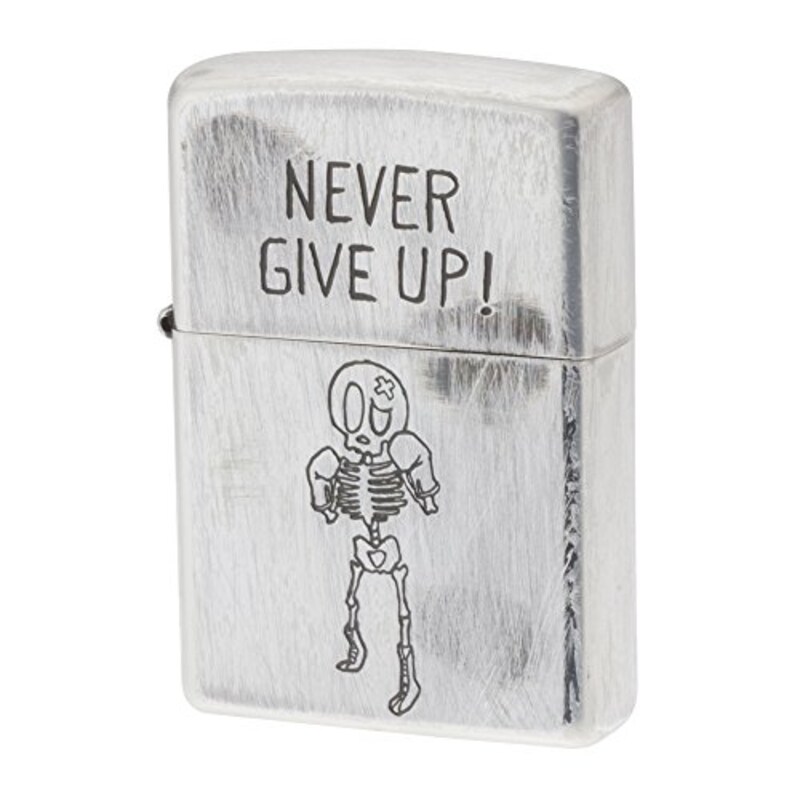 ZIPPO（ジッポー）,SKULL NEVER GIVE UP！,2UDS-GIVEUP