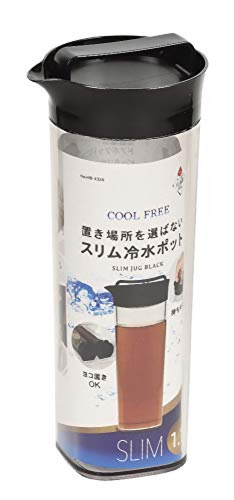 PEARL METAL(パール金属),冷水筒 ブラック 1.1L
