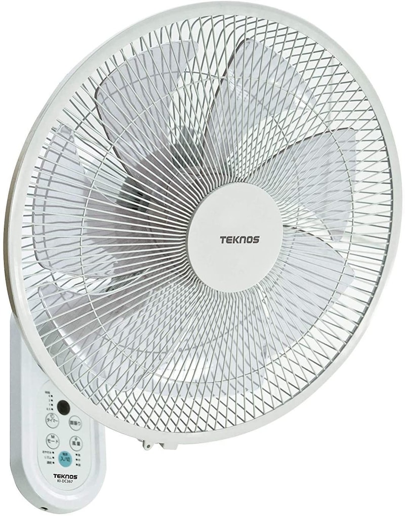 TEKNOS(テクノス),DC壁掛け扇風機,KI-DC367