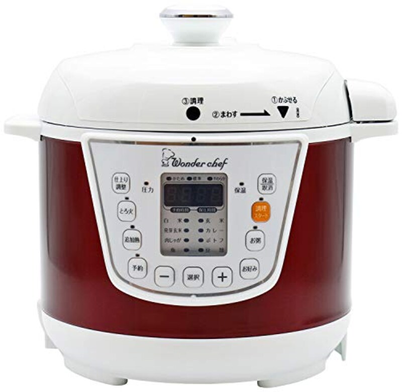 Wonderchef(ワンダーシェフ),家庭用マイコン電気圧力鍋,OEDC30-R1