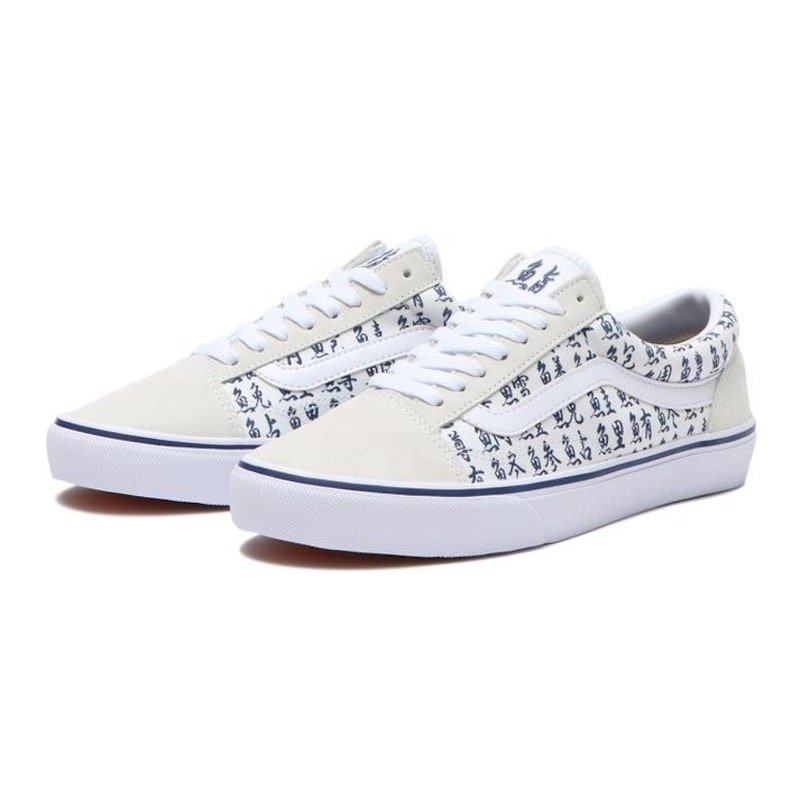 VANS(ヴァンズ) ,オールドスクール V36CF SUSHI WHITE/NAVY