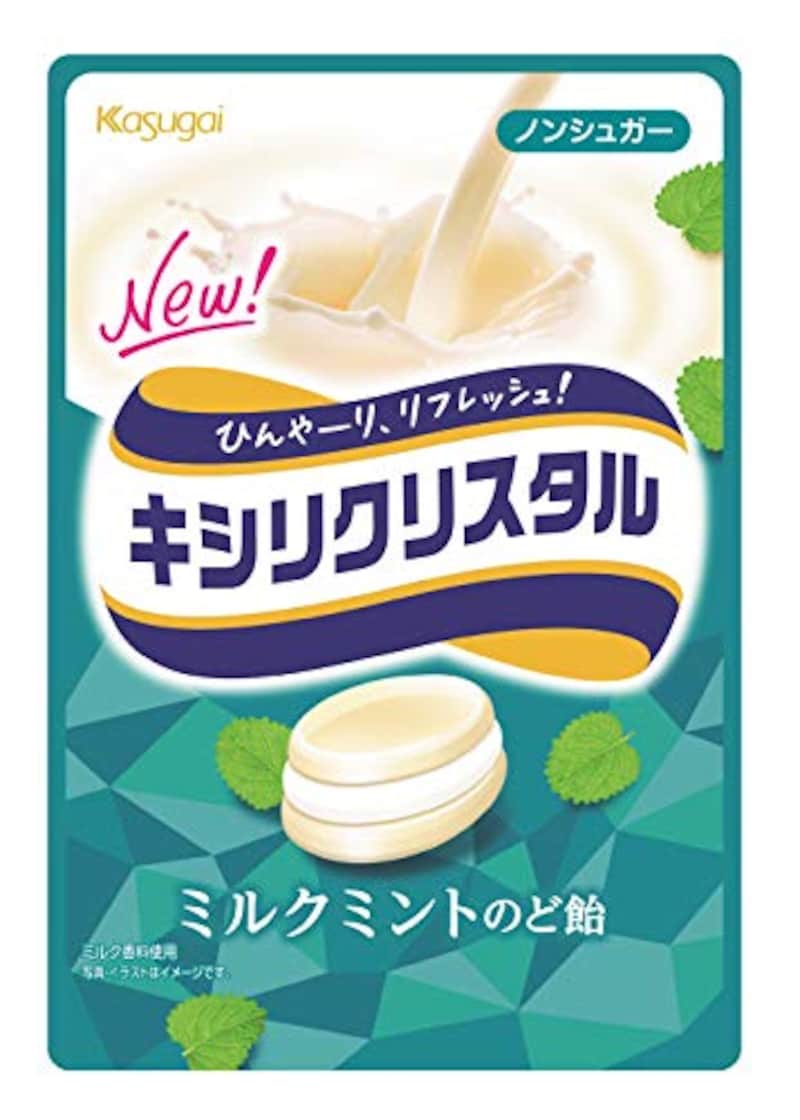 KASUGAI（春日井製菓）,キシリクリスタル ミルクミントのど飴,ー