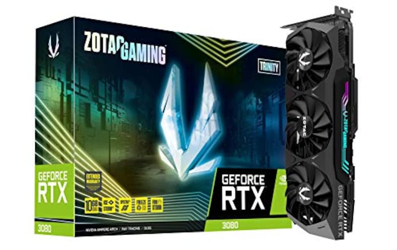 ZOTAC,GAMING GeForce RTX 3080 Trinity,ZT-A30800D-10P