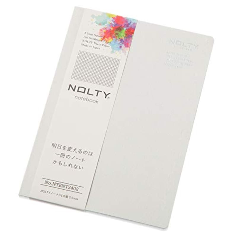 NOLTY（ノルティ）,NOLTY ノートブック B6 方眼 グレー,NTBNT2402
