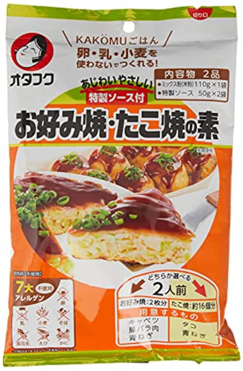 オタフクソース,あじわいやさしい特製ソース付 お好み焼・たこ焼きの素