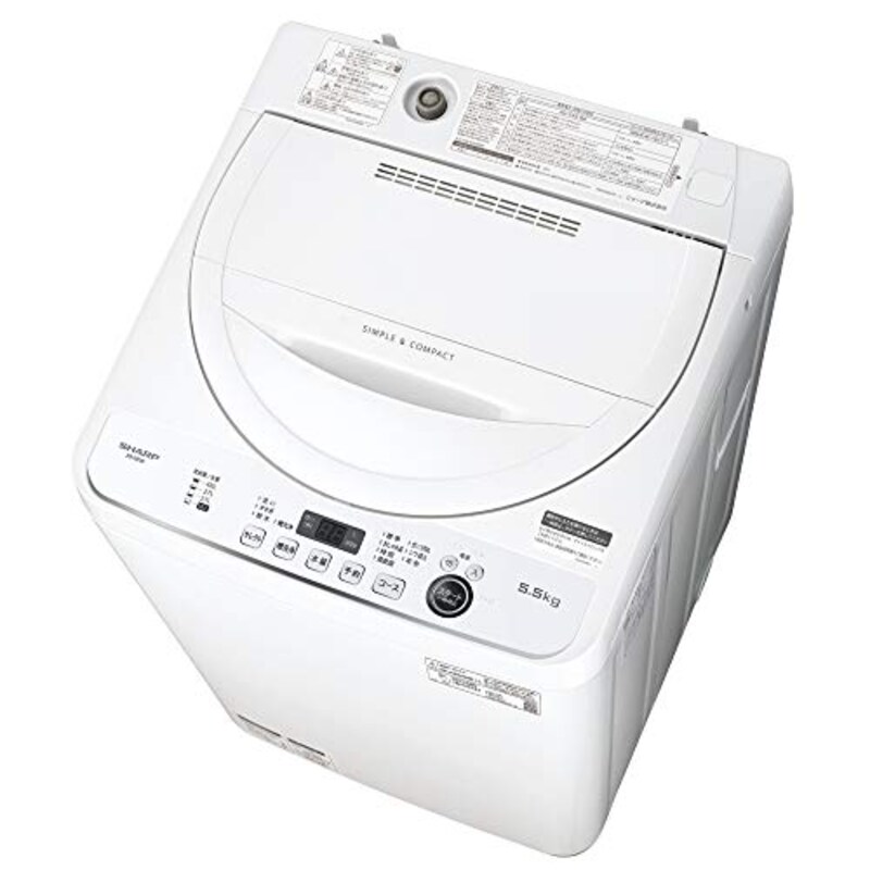 SHARP(シャープ),全自動洗濯機,ES-GE5E-W