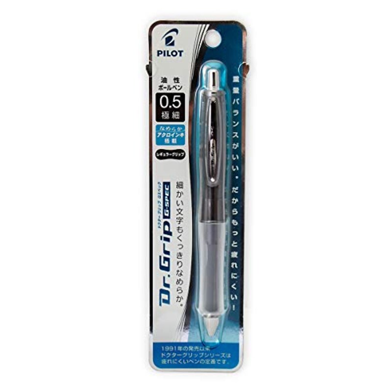 Pilot(パイロット),アクロインク 極細ボールペン ドクターグリップ Gスペック ブラック,BDGN-60EF-B