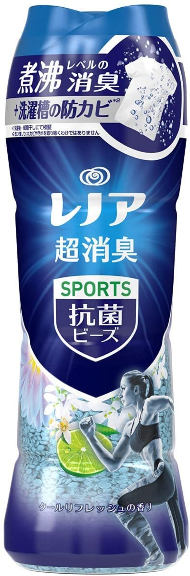 レノア,超消臭+ 抗菌ビーズ スポーツ クールリフレッシュ
