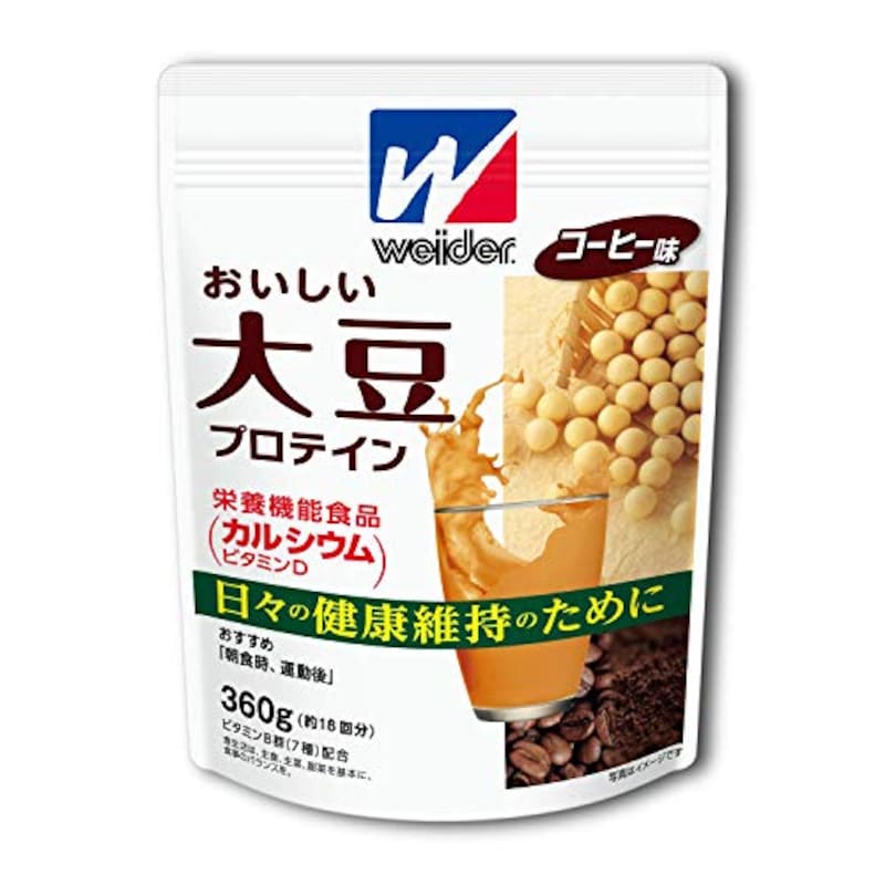 ウイダー ,おいしい大豆プロテイン コーヒー味 360g