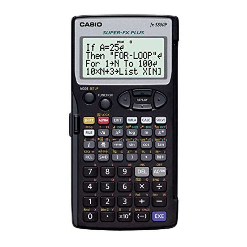 CASIO(カシオ),プログラム関数電卓,FX-5800P-N