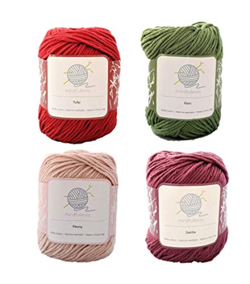 mindfulknits(マインドフルニット),フローラヤーンバンドル 4個セット