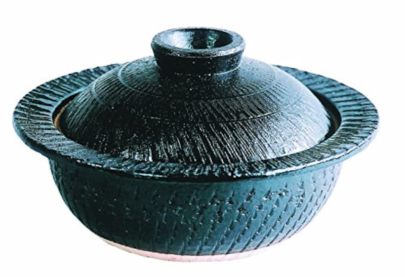 長谷製陶,IH対応型 鉢鍋 黒釉,CT-44