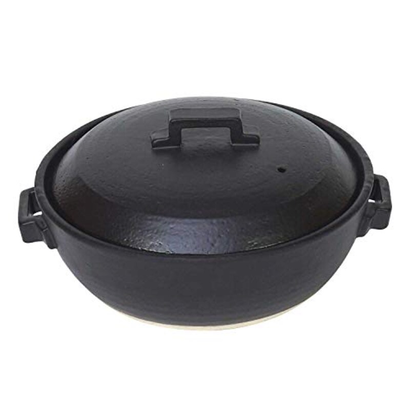 Maruyoshitouki(マルヨシ陶器),土鍋 STYLE BLACK 8号 セラミック加工IH ,M0183
