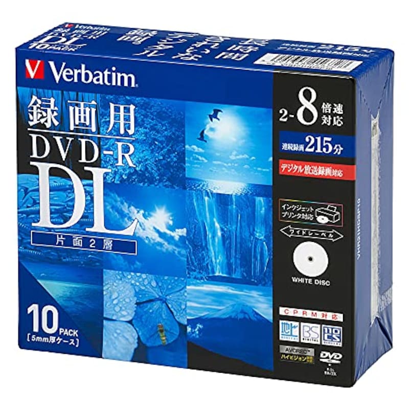Verbatim Japan(バーベイタムジャパン),1回録画用 DVD-R DL,VHR21HDSP10