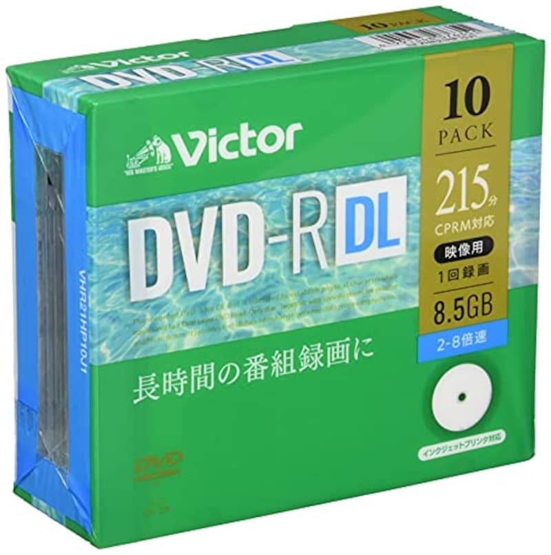 Victor（ビクター）,1回録画用 DVD-R DL,VHR21HP10J1