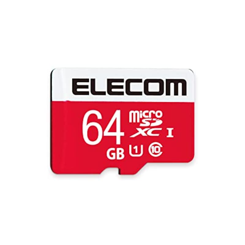 ELECOM（エレコム）,microSDXCカード 64GB UHS-I U1 Class10,‎GM-MFMS064G