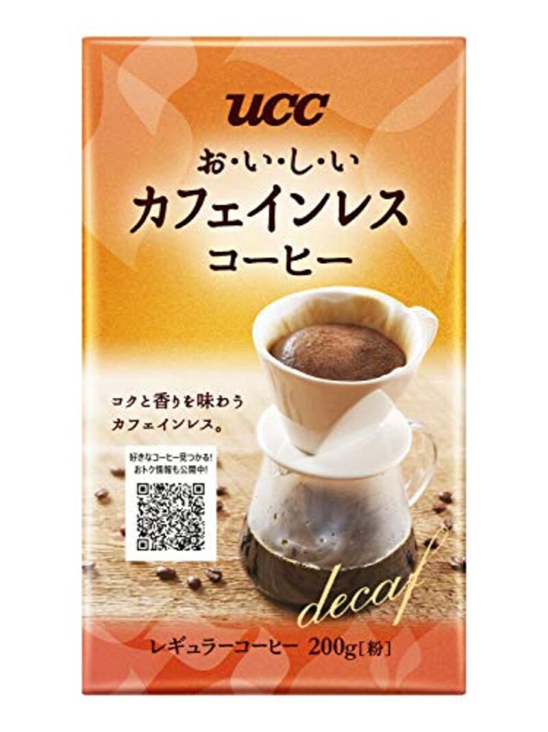 UCC,おいしいカフェインレスコーヒー コーヒー豆 ,-