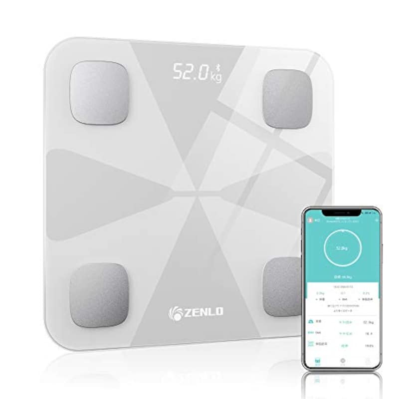 ZENLO,Bluetoothスマホ対応体組成計,ZENLO-001