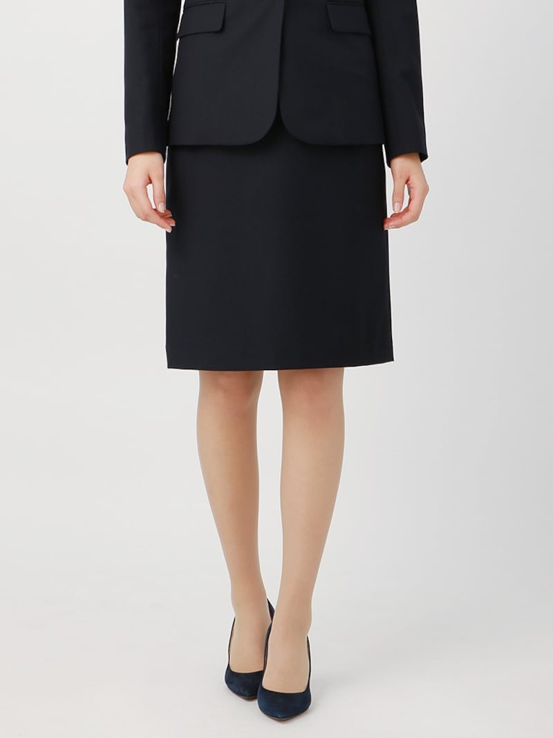 THE SUIT COMPANY（ザ・スーツカンパニー）,ウォッシャブル ギャバストレッチタイトスカート 通年用