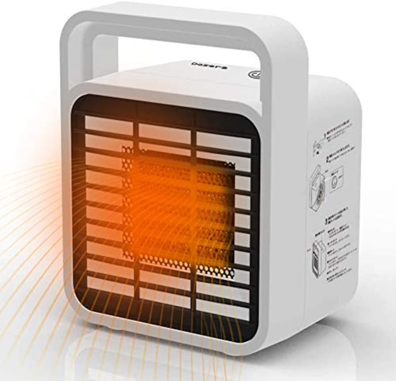 Dazers,セラミックヒーター 足元ヒーター 窓下ヒーター 電気ファンヒーター