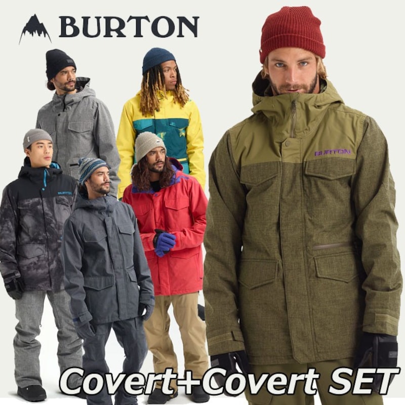 BURTON（バートン）,COVERT JACKET + COVERT  PANTS