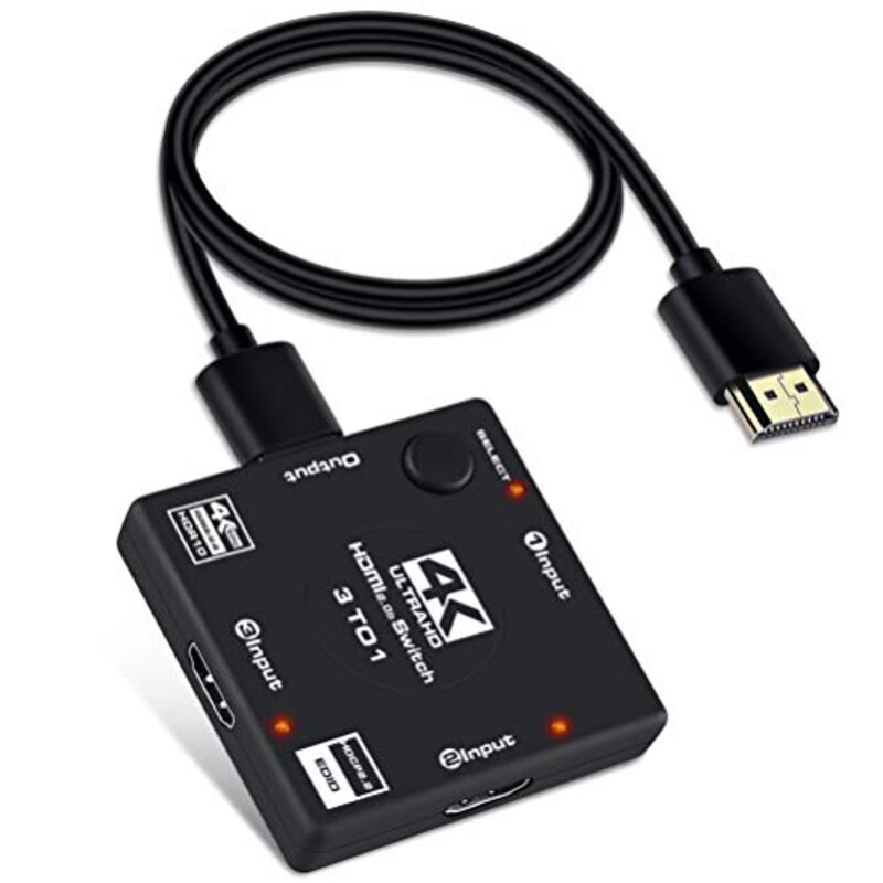NEWCARE,電源不要HDMI切替器 3入力1出力
