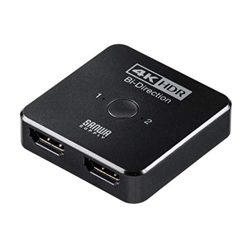 サンワダイレクト,双方向HDMI切替器 手動2入力1出力,400-SW034