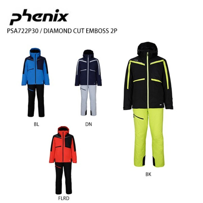 Phenix（フェニックス）,＜2021＞ Diamond Cut Emboss Two-pieceスキーウェアメンズ　,PSA722P30