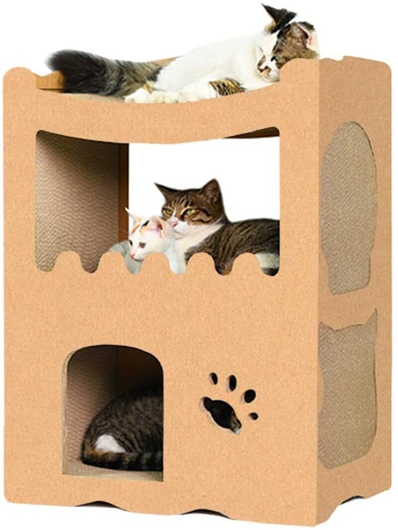 RAKU,猫用爪とぎ キャットハウス