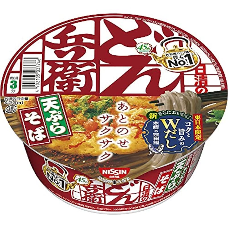 日清食品,どん兵衛 天ぷらそば 東日本(12個)