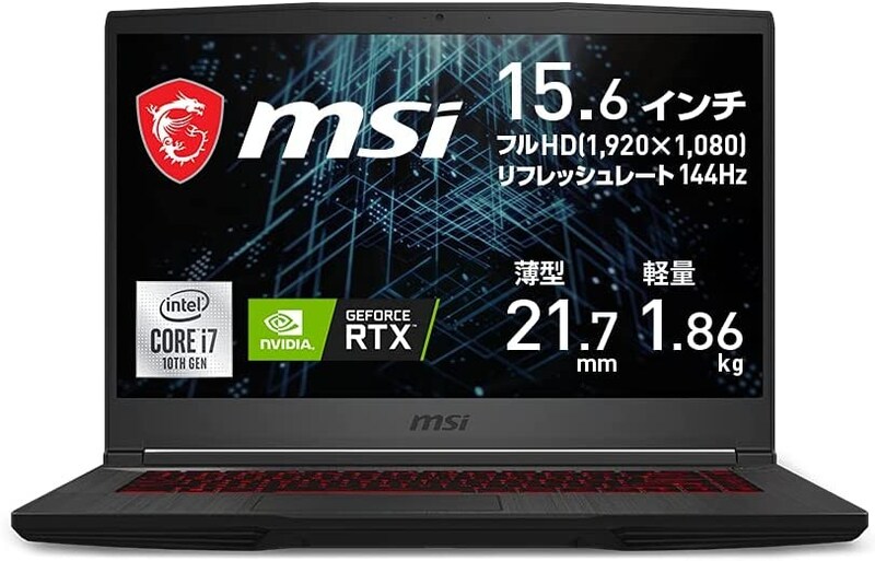 MSI,MSIゲーミングノートPC GF65