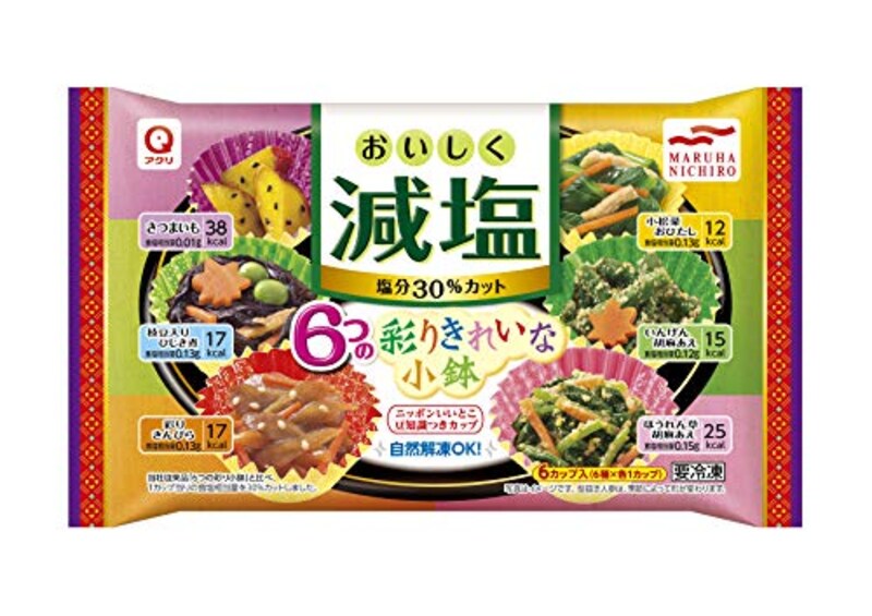 マルハニチロ株式会社,おいしく減塩6つの彩り小鉢,4571268298158