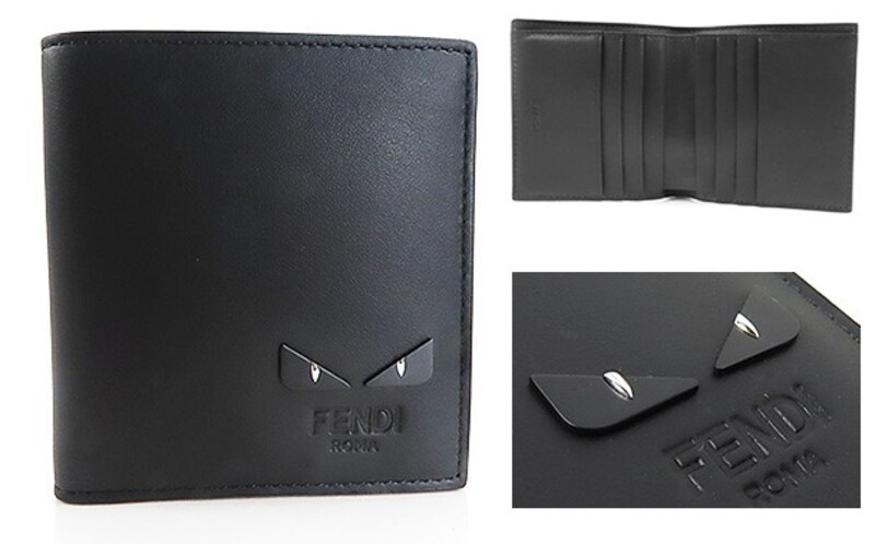 FENDI （フェンディ）,Bugs Eye Bi-Fold Wallet