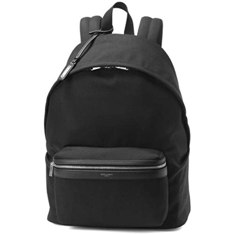 SAINT LAURENT（サン ローラン）,CITY BACKPACK IN NYLON CANVAS AND LEATHER,GIV3F 1000