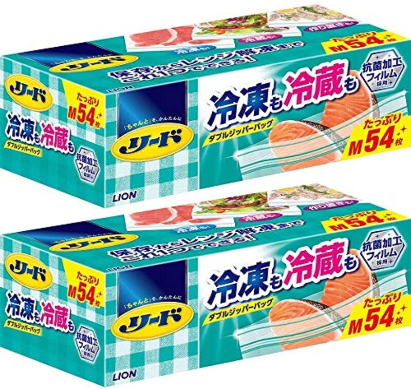リード,冷凍も冷蔵も新鮮保存バッグ