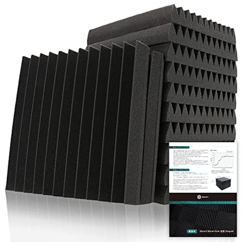 AutoGo 吸音材 壁 吸音ボード 防音材 高品質素材採用・騒音対策 硬質