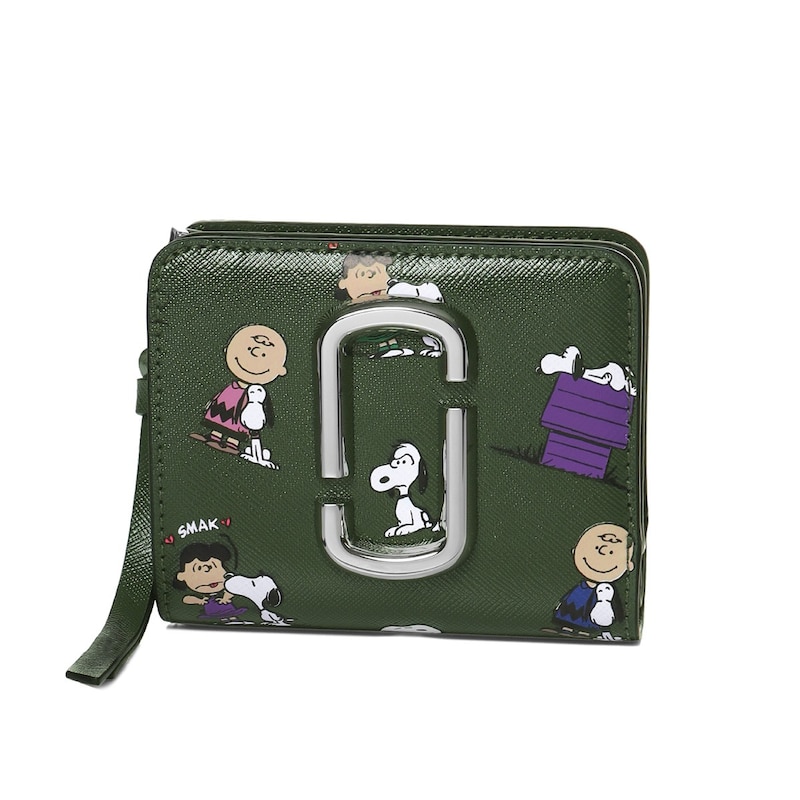 MARK JACOBS（マークジェイコブス）,PEANUTS×MARC JACOBS THE SNAPSHOT MINI COMPACT WALLET,S135L01FA21 316