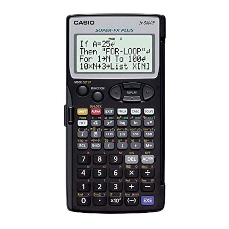 CASIO（カシオ）,プログラム関数電卓 407関数 10桁 ,FX-5800P-N
