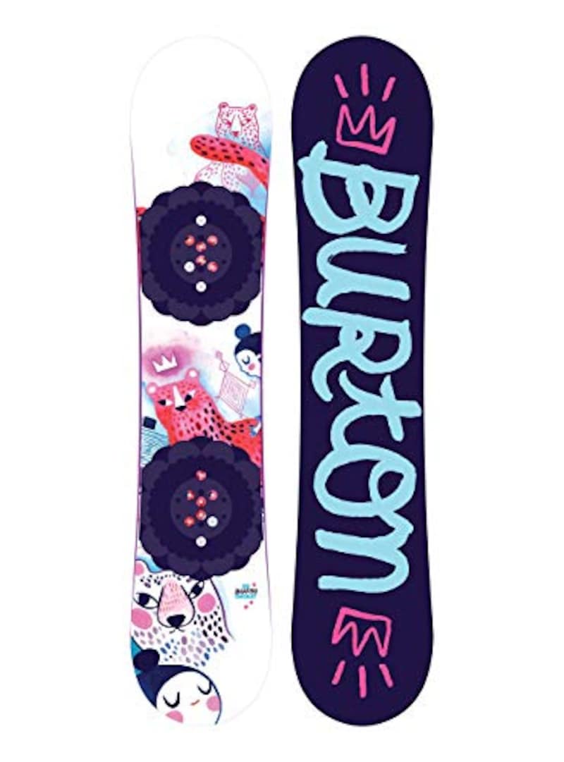 BURTON(バートン),Girls Burton Chicklet Flat Top Snowboard,10734104000