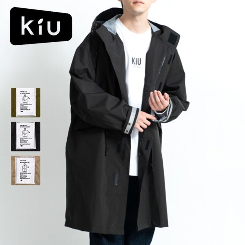 KiU(キウ),WPオーバーサイズモッズコート,K190