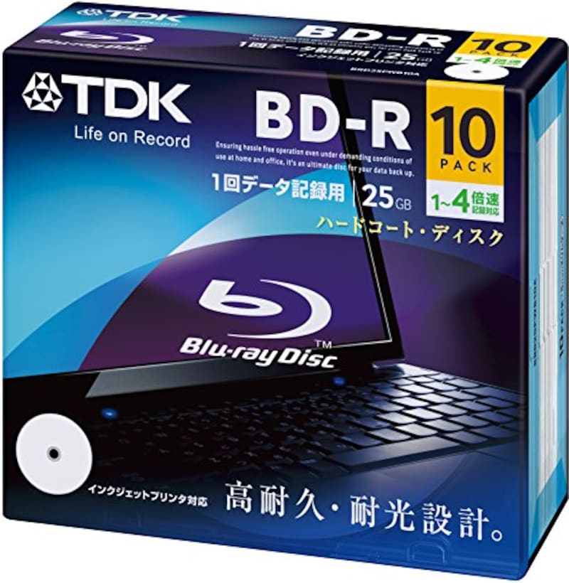 TDK（ティーディーケイ）,データ用ブルーレイディスク,BRD25PWB10A