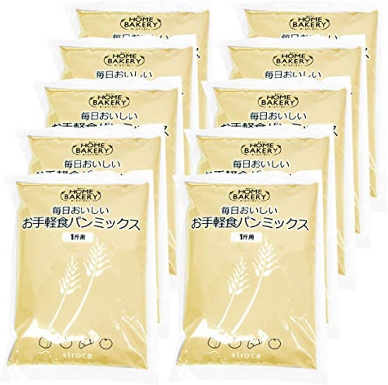 siroca(シロカ),毎日おいしい お手軽食パンミックス(1斤×10袋入り),SHB-MIX1260