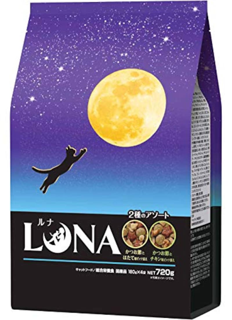 LUNA（ルナ）,かつお節＆ほたて味とチキン味ビッツ添え,‎LN-4